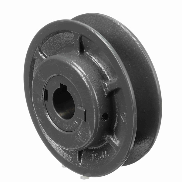 1 Groove Cast Iron Finish Bore Fhp Variable Pitch Sheave, 1VP50X24MM